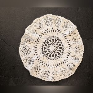 Doily Crochet Circular Handmade Vintage 10 x 10